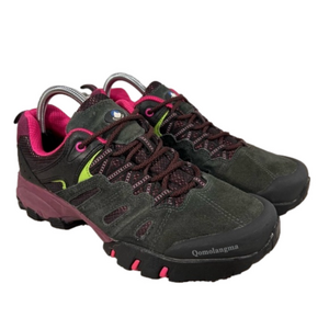 QOMOLANGMA Women's Suede Outdoor Hiking / Walking Shoe Size 9.5